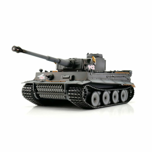 Taigen Tiger I, Airbrush metal edition in 1:16 BB shooting system, gun smoking system V3 board, wooden Box