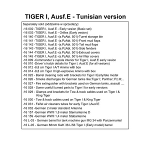 ABER - Tigre I, Aus. E, bavettes avant, Tunesie dep. 501