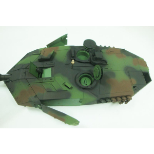 Leopard 2A6 - metal turret painted with BB unit, metal...
