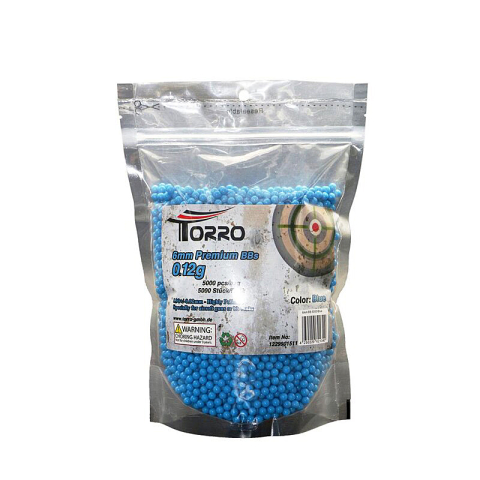 6 mm BBs Bullets ammunition bullets, 5000 made of plastic in blue