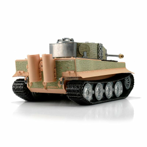 Taigen Tiger I late version, unpainted in the metal edition in 1:16 gun recoil system, Xenon flash, IR battle unit and V3 board
