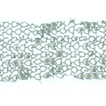 Gun barrel camouflage net in 60 x 5 cm, tissue, camouflage green