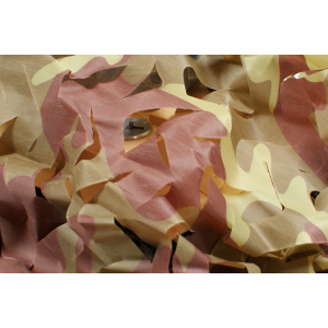 Camouflage net, approx. 90 x 90 cm, made of nylon, desert...