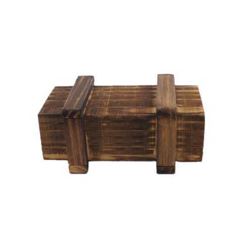 Wooden transport box, approx. 10.5 x 6.5 x 4.5 cm 