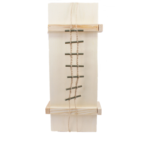 Rope ladder with 7 rungs, approx. 14.5 x 3 cm 