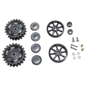 Panzer III - Metal wheels, sprockets and idler wheels, upgrade kit