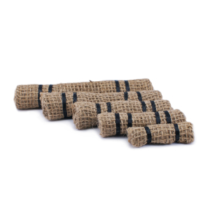 Jute camouflage net, rolled up and bound, size 2 