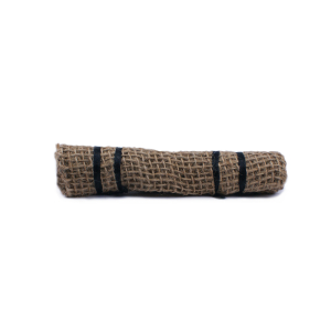 Jute camouflage net, rolled up and bound, size 4 