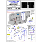 ABER - Tiger I, Ausf. E, exhaust covers, Tunesia, dept. 501