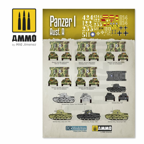 1/16 Panzer I Ausf. A. Decals