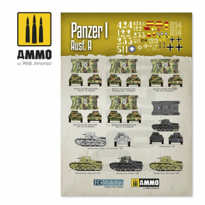 1/16 Panzer I Ausf. A. Autocollants