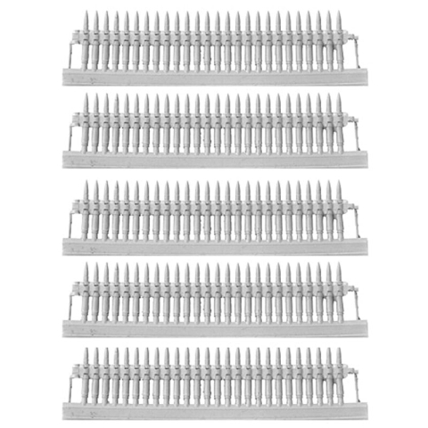 SOL - 1/16 Browning M2 50-Cal Munitionsgürtel 12,7 mm, 5er Set aus Resin