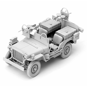 SOL - 1/16 SAS Kommando Jeep, Bausatz aus Resin 