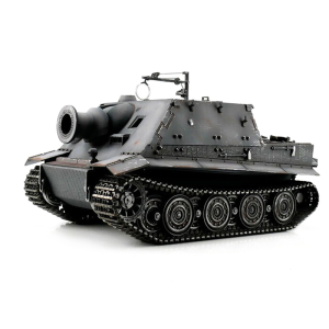 Taigen Sturmtiger, Version Grau in der Metall-Edition 1:16 mit BB-System, V3-Platine und Transportbox aus Holz