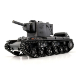 Taigen KV-2, Black Edition in der Metall-Edition 1:16 mit IR-System, Rohrrückzug und Xenonblitz, V3 Platine und Transportbox aus Holz
