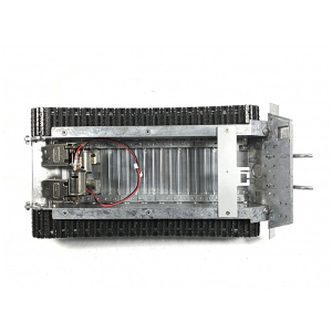 Königstiger - Unterwanne aus Vollmetall von Mato Toys  inkl. Getriebe, Räder, Kettenspanner, Drehstabfederung und Schwingarme