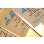 Brass sheet - Albion alloy / precision metal 0.12 mm thick 