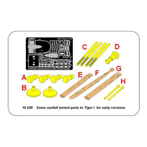 ABER - Tiger I early version, some usefull turned parts