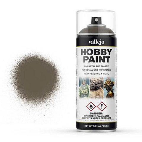 Vallejo - Hobby Paint Spray, US olive drab, 400 ml aérosol 