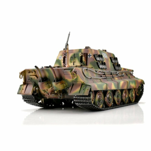 Taigen Jagdtiger, camouflage2 version metal edition 1:16 with gun recoil system, Xenon flash, IR battle unit, V3 board and transport wooden box
