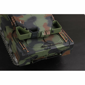 Heng Long Leopard 2A6, version camouflage, 1:16 with BB unit/IR system, metal swing arms, V6.OS board and transport wooden box 