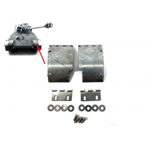 King Tiger - metal front mud flap, set made of metal in 1/16