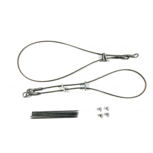 King Tiger - towing cable with clambs and gun cleaner...