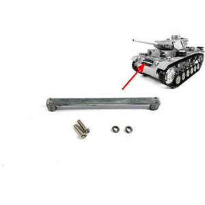 Panzer III - front plate spare track mount (short), set...