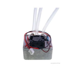 Smoke module, Flat version with fan and metal case, 7,2-7,4V