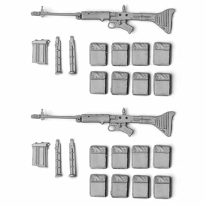 SOL - 1/ 16 Fusil dassaut allemand FG42, 2 pièces  