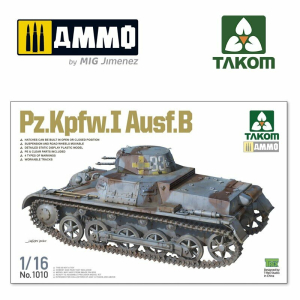 Pz.Kpfw. I version B - kit plastique au 1/16, pas peint