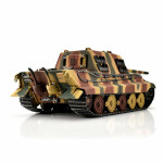 Jagdtiger, camouflage version metal edition 1:16 with BB and recoil unit, V3 board and transport wooden box 