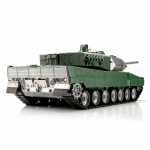 Metalledition V3 Leopard 2A6 BB 1:16 - 2.4 GHz mit Metallwanne/Turm + Metallketten + Antriebs-/Leiträder aus Metall + Metalllaufrollen + Stahlgetriebe