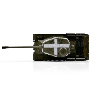 IS-2, version vert, edition métal 1:16 avec unité de recul de canon et elevation via servo, flash xenon, systeme IR, platine V3 et caisse de transport en bois