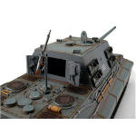 Jagdtiger, grau in der Metall-Edition 1:16 mit KwK Rauchmodul,IR-System, Rohrrückzug und Xenonblitz, V3-Platine und Transportbox aus Holz