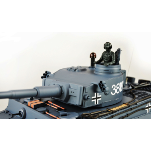 Tigre I Pro Line en 1:16 avec unité de tir BB/IR et platine V6.0S et roues et chenilles métal