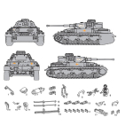 Panzer IV - pièce détaché nr. 2 de Heng Long au 1/16 