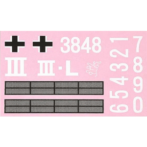 Panzer III - Decal-Set 3848 von Heng Long in 1:16 