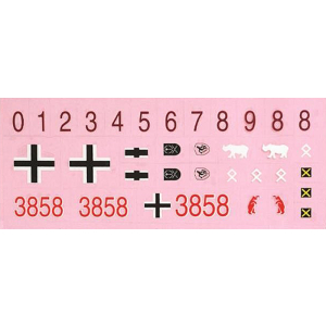 Panzer IV - Decal-Set 3858 by Heng Long 1:16 