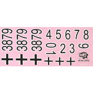 Panther G - Decal-Set 3879 von Heng Long in 1:16 