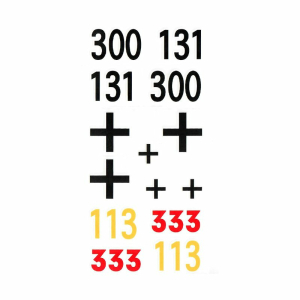 King Tiger - Decal-Set 3888 by Heng Long 1:16 