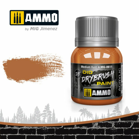 DIO Drybrush medium rust