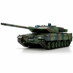 V7 Heng Long Leopard 2A6, Version Tarn in 1:16 mit BB-Einheit/IR-System, Schwingarme aus Metall, V7-Platine