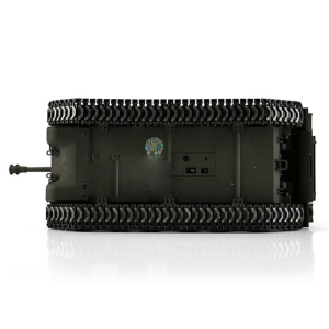 Taigen M4A3 Sherman (76mm), Version Tarn in der Metall-Edition 1:16 mit KWK Rauch, IR-System, Rohrrückzug und Xenonblitz, Platine V3 und Transportbox aus Holz