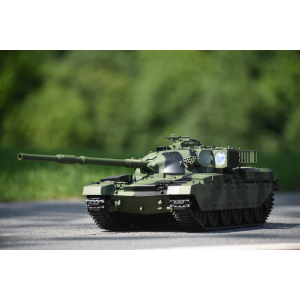PRE-VENTE: 1/16 RC Chieftain PRO Edition BB/IR/Recul de canon, chenille metal avec pad, transmission en acier, platine Haya 6.3 sons et fumée