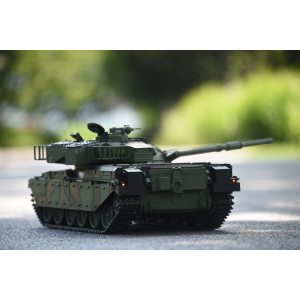 PRE-VENTE: 1/16 RC Chieftain PRO Edition BB/IR/Recul de canon, chenille metal avec pad, transmission en acier, platine Haya 6.3 sons et fumée