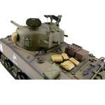 Heng Long M4A3 Sherman 105mm 1:16 with BB unit and IR system, V7 metal tracks and gearboxes 