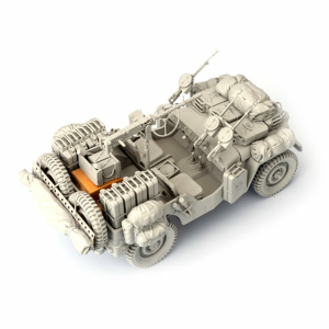 SOL - 1/16 Willys Jeep SAS I mit Zubehör und Figur,...