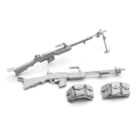 SOL - 1/16 U.S. M1918 B.A.R. (Browing Automatic Rifle), 2 set made of resin 