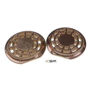 Panther II - deck rear detail parts, 2 pcs made of brass...